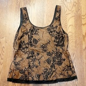 Cato Black Embroidered Beaded Detailed Top